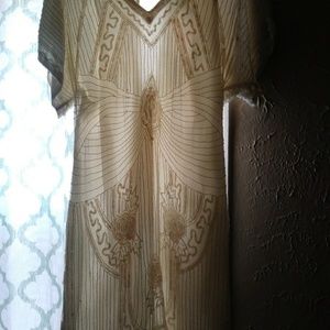 Beaded Gatsby style 1920's dress
